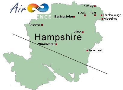 Air Conditioning Hampshire, Hamps, Farnborough, Fleet, Basingstoke, Yateley, Winchester, Andover